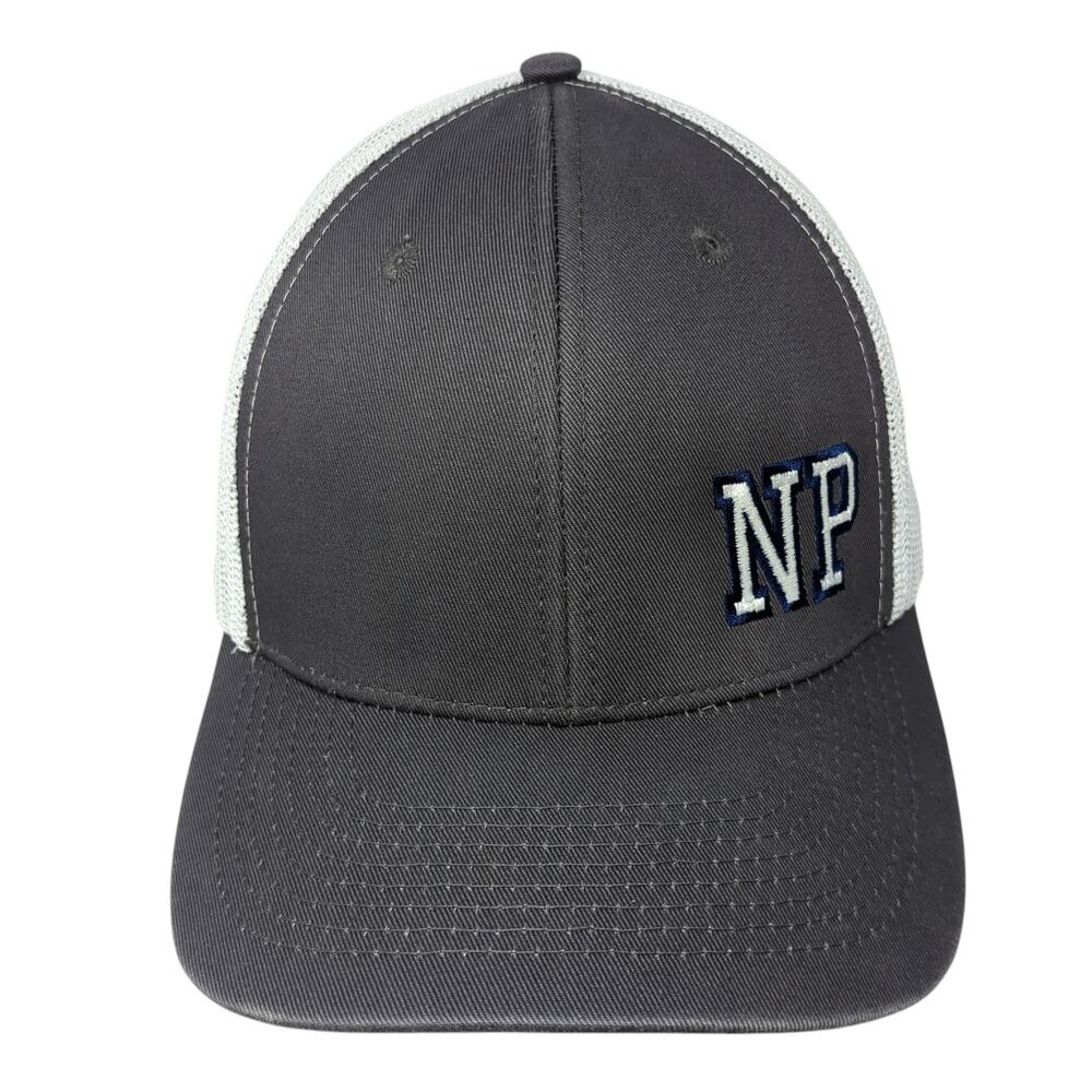 NP Snapback Trucker Hat Gray One Size Adjustable Embroidered Mesh Back CSI